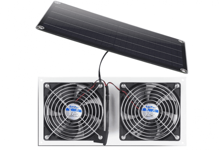 Best Solar-Powered Exhaust Fans: #4 AntPay Solar Panel Fan Kit