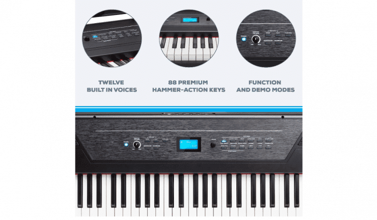 Digital Pianos Weighted Keys - Alesis Recital Pro Digital Piano