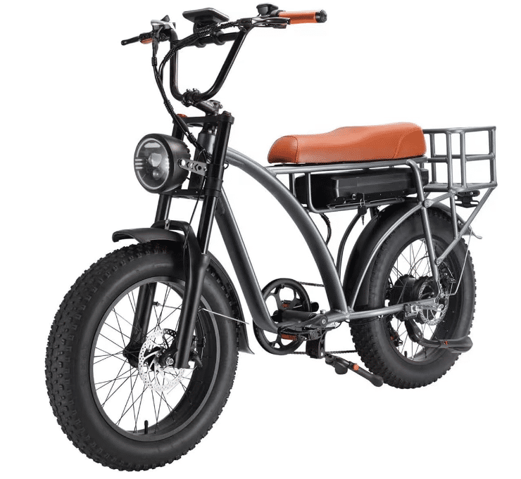 Best Fat Tire Electric Bikes: #3. SMLRO E5 Plus Electric Retro Cargo Bike Best Fat Tire Electric Bikes: #3. SMLRO E5 Plus Electric Retro Cargo Bike