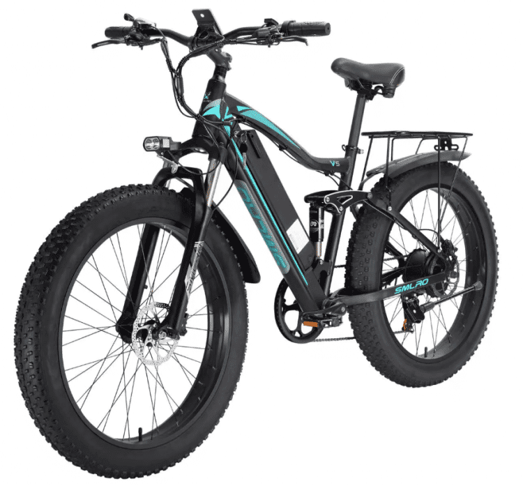 Best Fat Tire Electric Bikes: #4. SMLRO V5 Electric Bicycle Best Fat Tire Electric Bikes: #4. SMLRO V5 Electric Bicycle