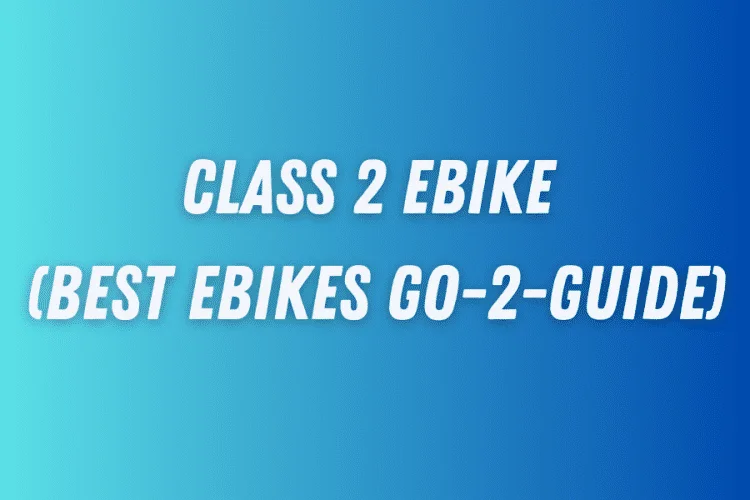 Class 2 eBike (Best eBikes Go-2-Guide)