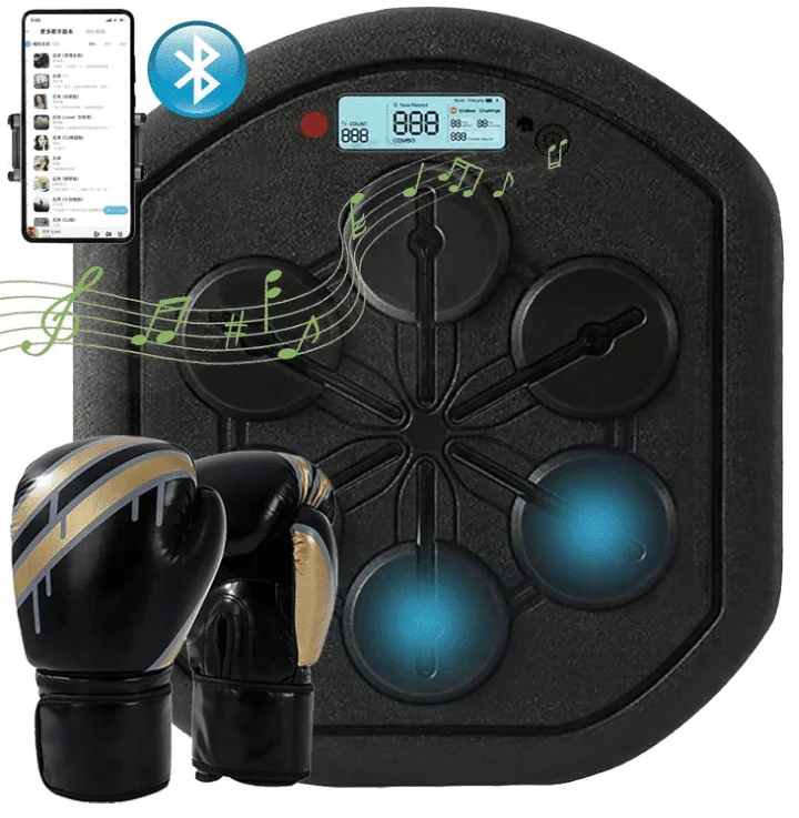 #4 Best Music Boxing Machine - GYHZKA 3.0 New Upgrade LED Music Boxing Machine