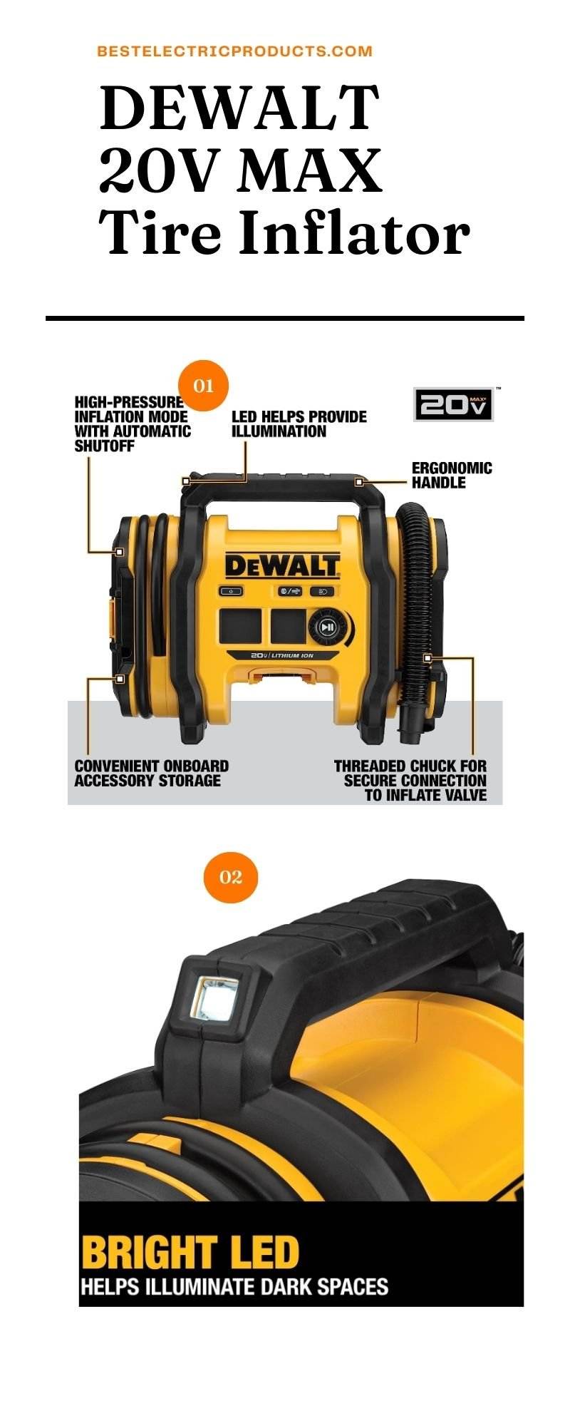 DEWALT 20V MAX Tire Inflator Review: A Comprehensive Look